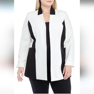 Women's Kasper Vanilla Ice/Black Jacket